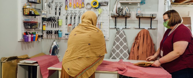 Serving Refugees with Sewing Training